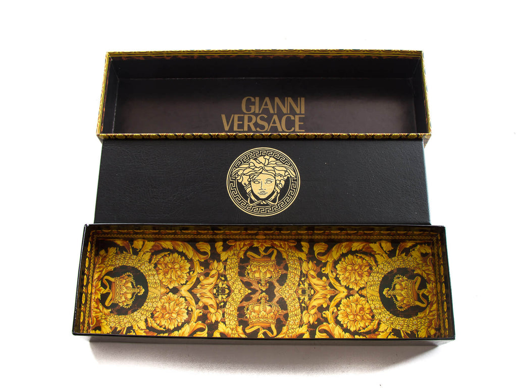 Authentic Gianni Versace Signature Medusa Gold Plated Coin Watch