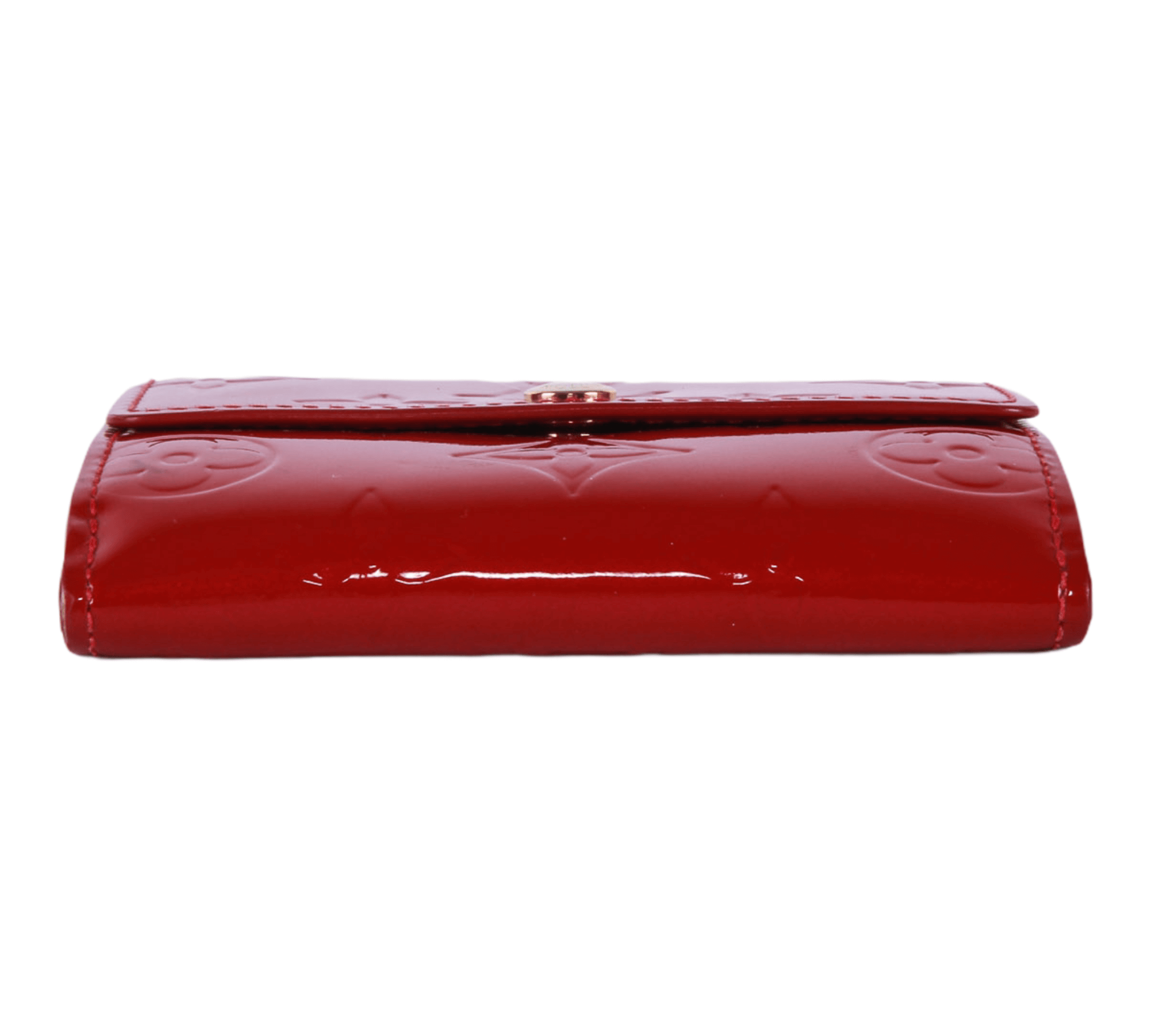 Louis Vuitton Vernis Red Pink Wallet Used (6206)