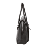 Authentic Gianni Versace vintage black soft leather shoulder bag