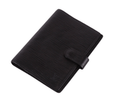 Authentic Louis Vuitton Black Epi Agenda PM notebook