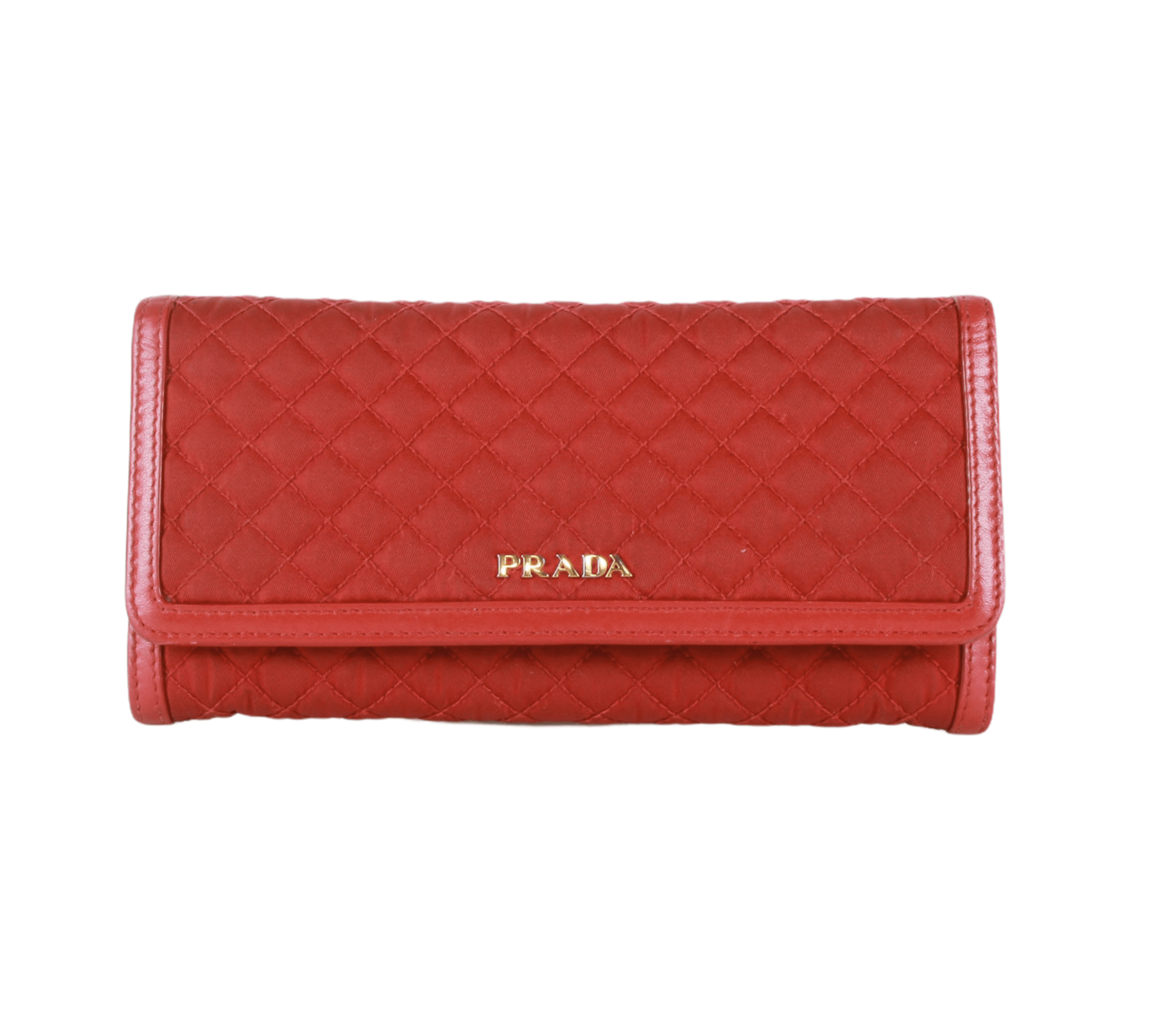 PRADA-Leather-Shoulder-Bag-Purse-FUOCO-Red-1NF674 – dct-ep_vintage luxury  Store