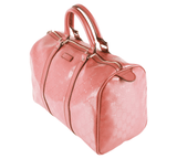 Authentic Gucci Pink GG Crystal Canvas Medium Joy Boston Bag