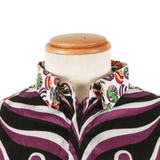 Authentic Vintage Gianni Versace multicolored long sleeve cotton shirt size 44