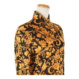 Authentic vintage Gianni Versace baroque wool long sleeved top size 38/4