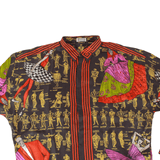 Authentic Vintage 90`s Gianni Versace Silk mens shirt 50 Atelier