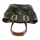 Authentic Chloe Black leather large tote shoulder bag