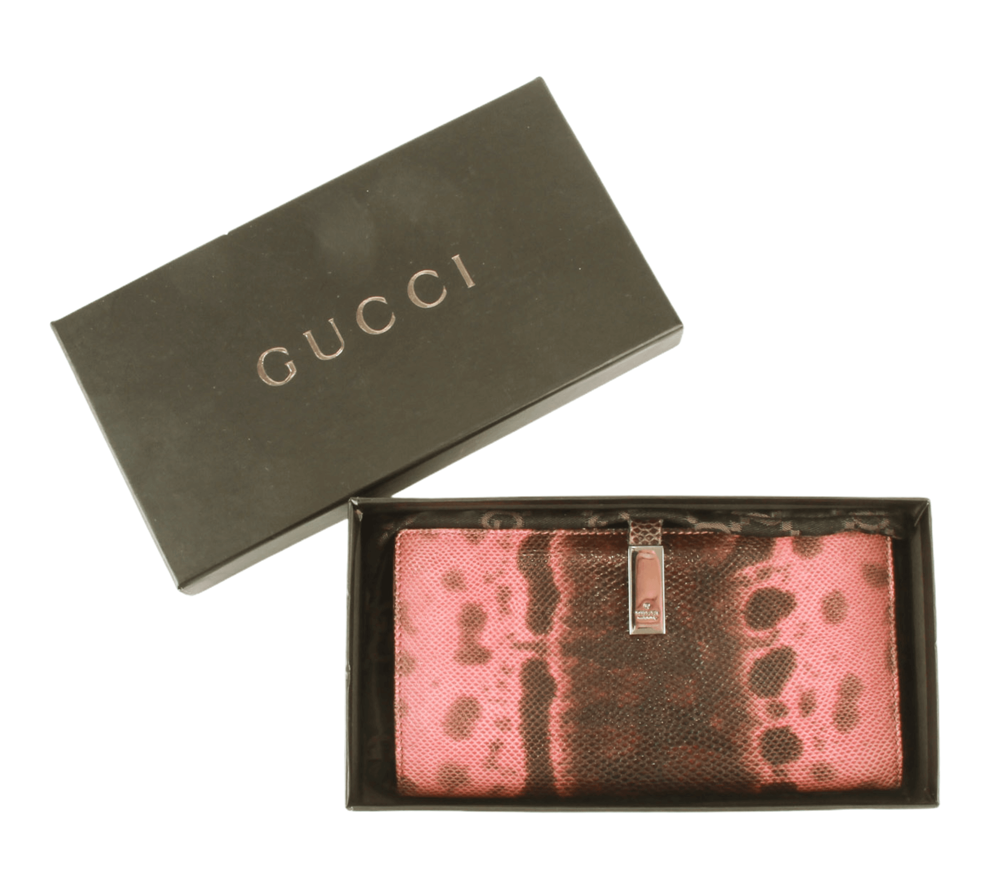 Authentic Gucci limited snake leather long wallet