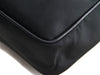 Authentic Salvatore Ferragamo black leather nylon crossbody bag