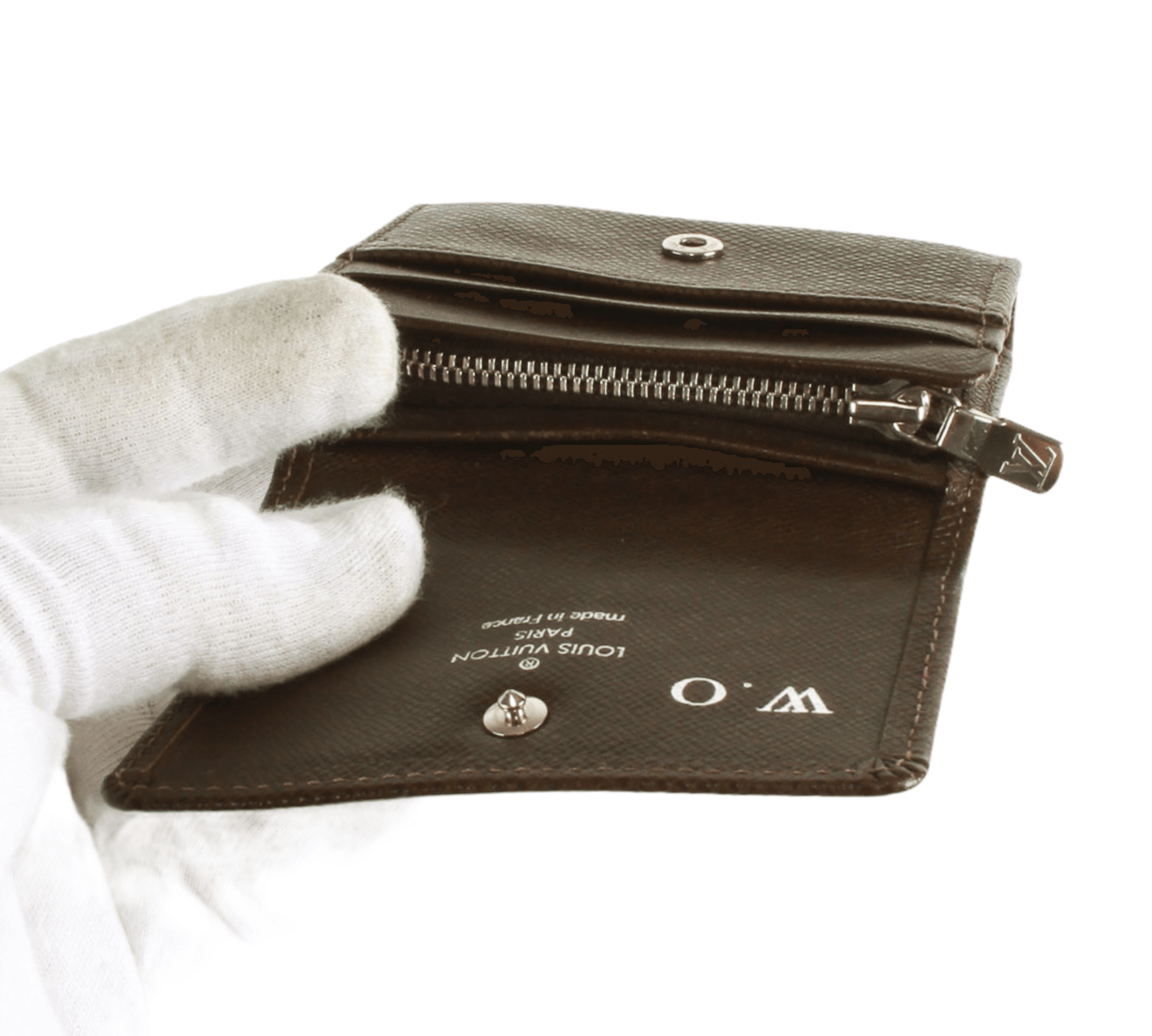 Louis Vuitton Discovery Compact Wallet Monogram  Taiga Pine Green