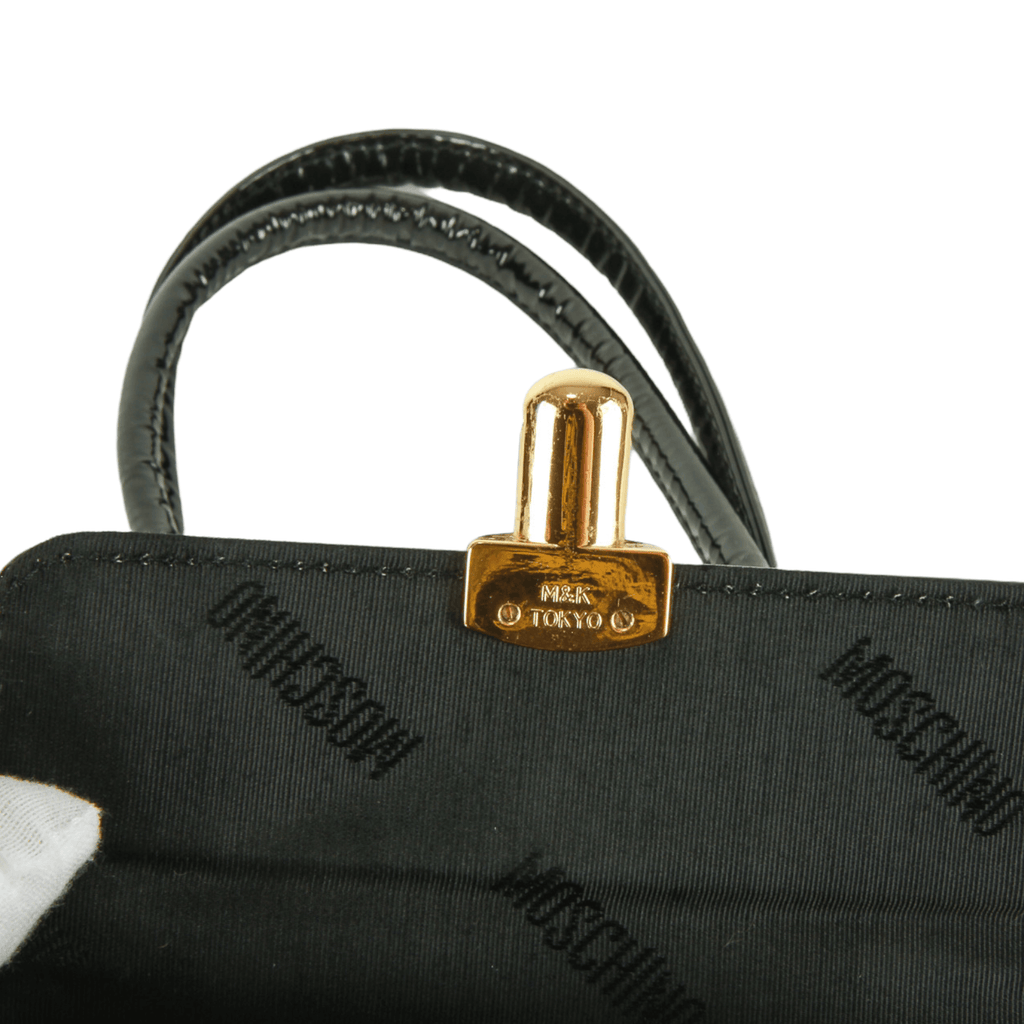 Authentic Moschino black Nylon handbag