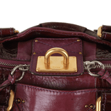 Authentic Chloe purple Paddington Satchel Shoulder/Hand bag