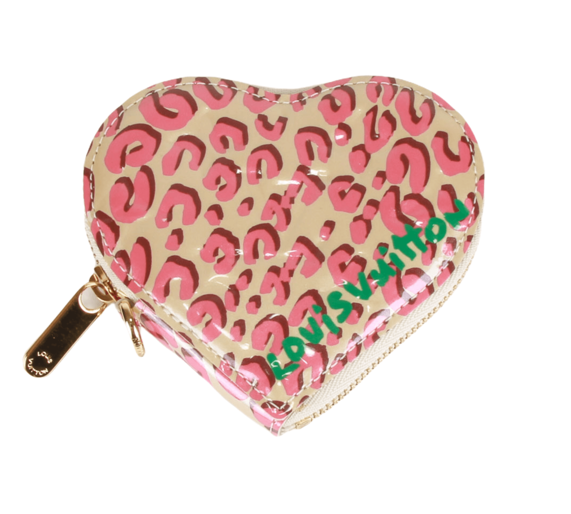 Heart Bag Charm Limited Edition Stephen Sprouse Leopard Resin