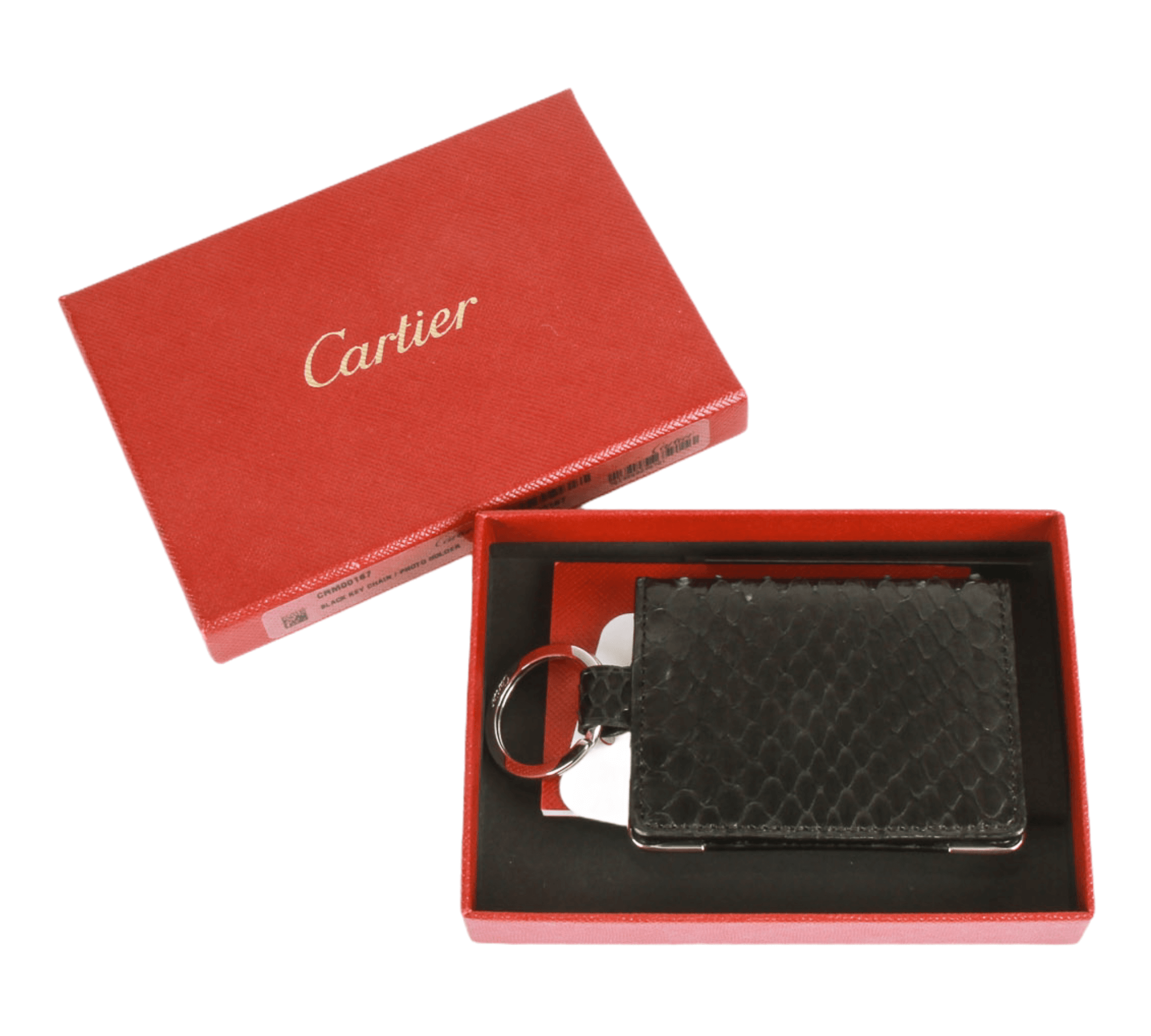 CRL3001359 - 6-Key Key Ring, Must de Cartier - Black calfskin
