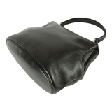 Authentic Christian Dior Black Top Handle Leather Vintage purse