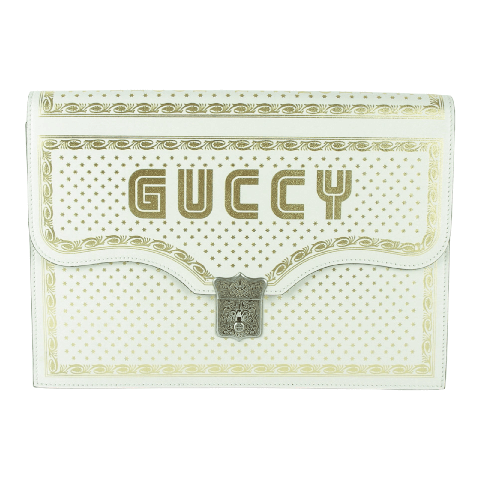 Gucci Embellished Star Padlock Shoulder Bag