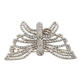 Authentic Gucci Butterfly Crystal-embellished Hair Clip