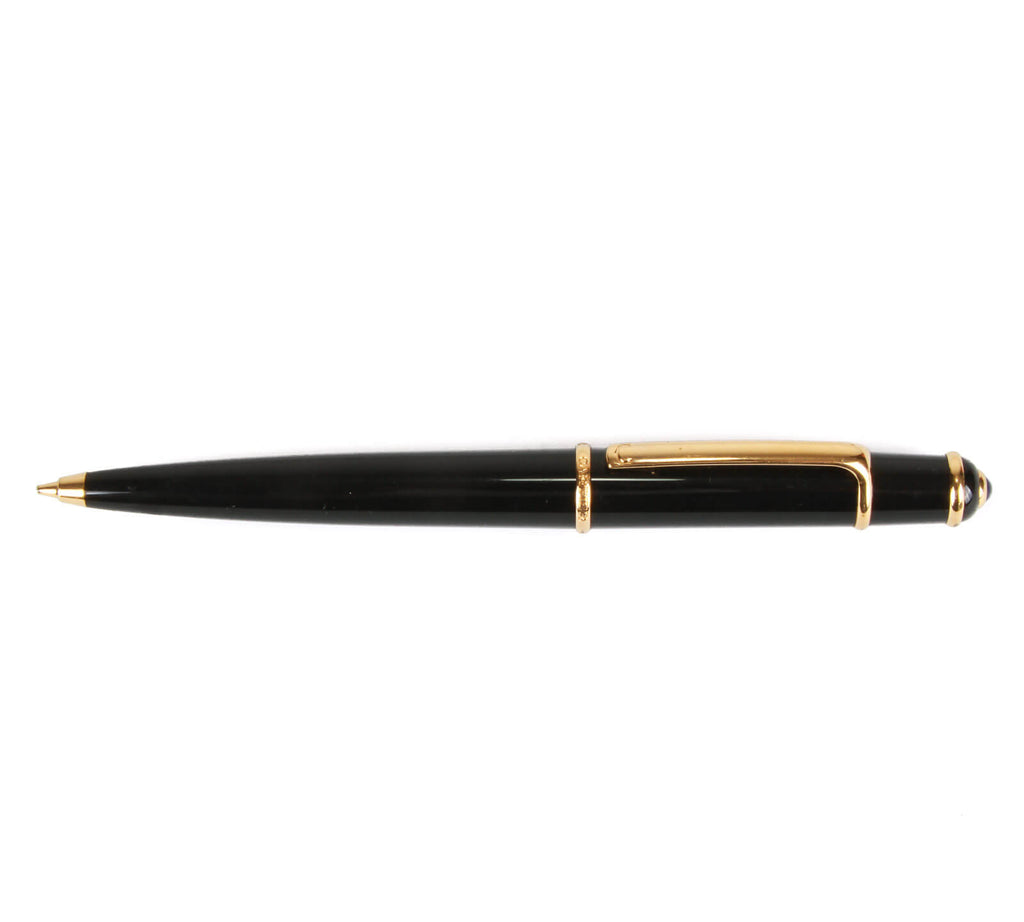 Authentic Diabolo de Cartier Black & gold propeller pencil