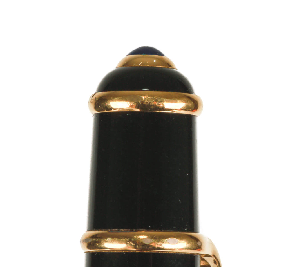 Authentic Diabolo de Cartier Black & gold propeller pencil