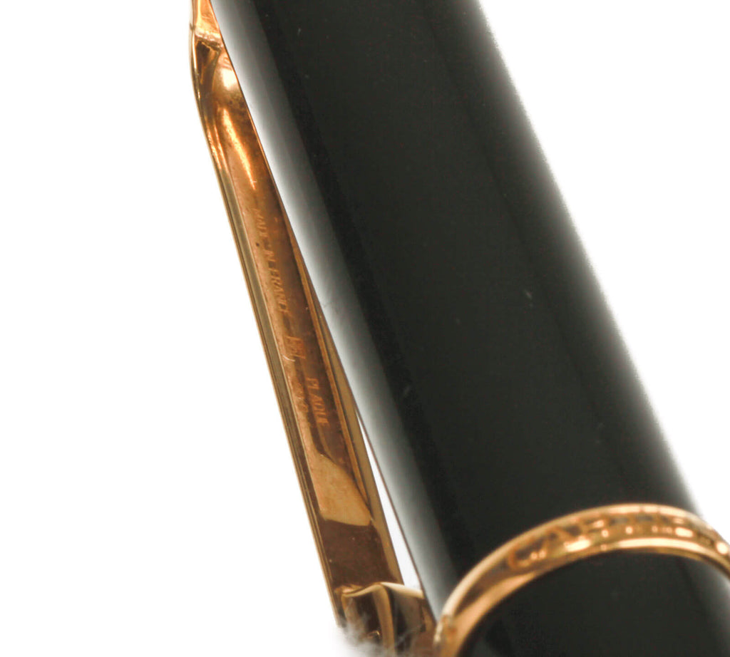 Authentic Diabolo de Cartier Black & gold propeller pencil