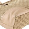 Authentic Gucci Tan leather monogram Tote Shoulder bag