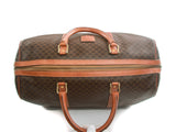 Authentic Celine Brown leather Boston travel hand bag