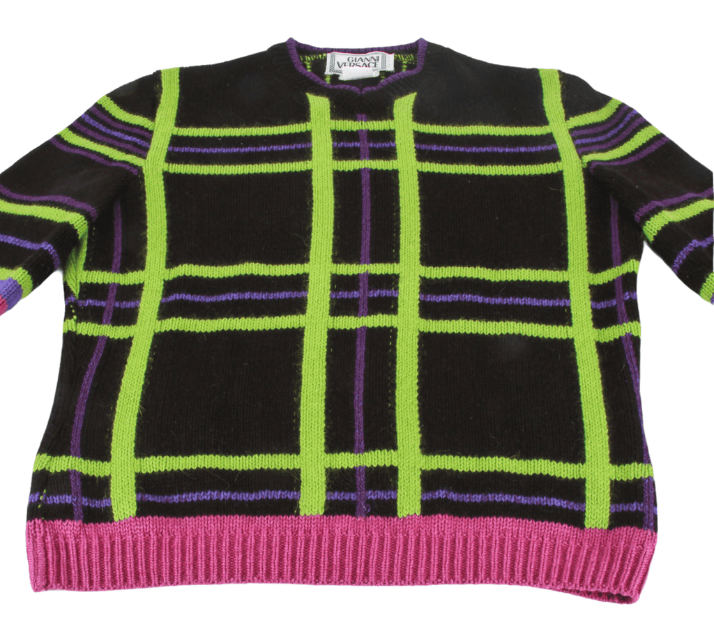 Authentic 1990s Gianni Versace Vintage knit sweater