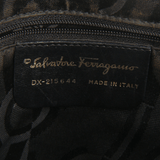Authentic Salvatore Ferragamo Black leather handbag