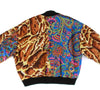 Authentic 1990s Versace Jeans Couture animal print polyester jacket M