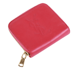 Authentic YSL Yves Saint Laurent portefeuille compact zip around wallet