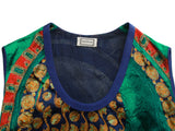 Gianni Versace vintage scarf print Ryon & Silk Velvet jacket, shirt & skirt set