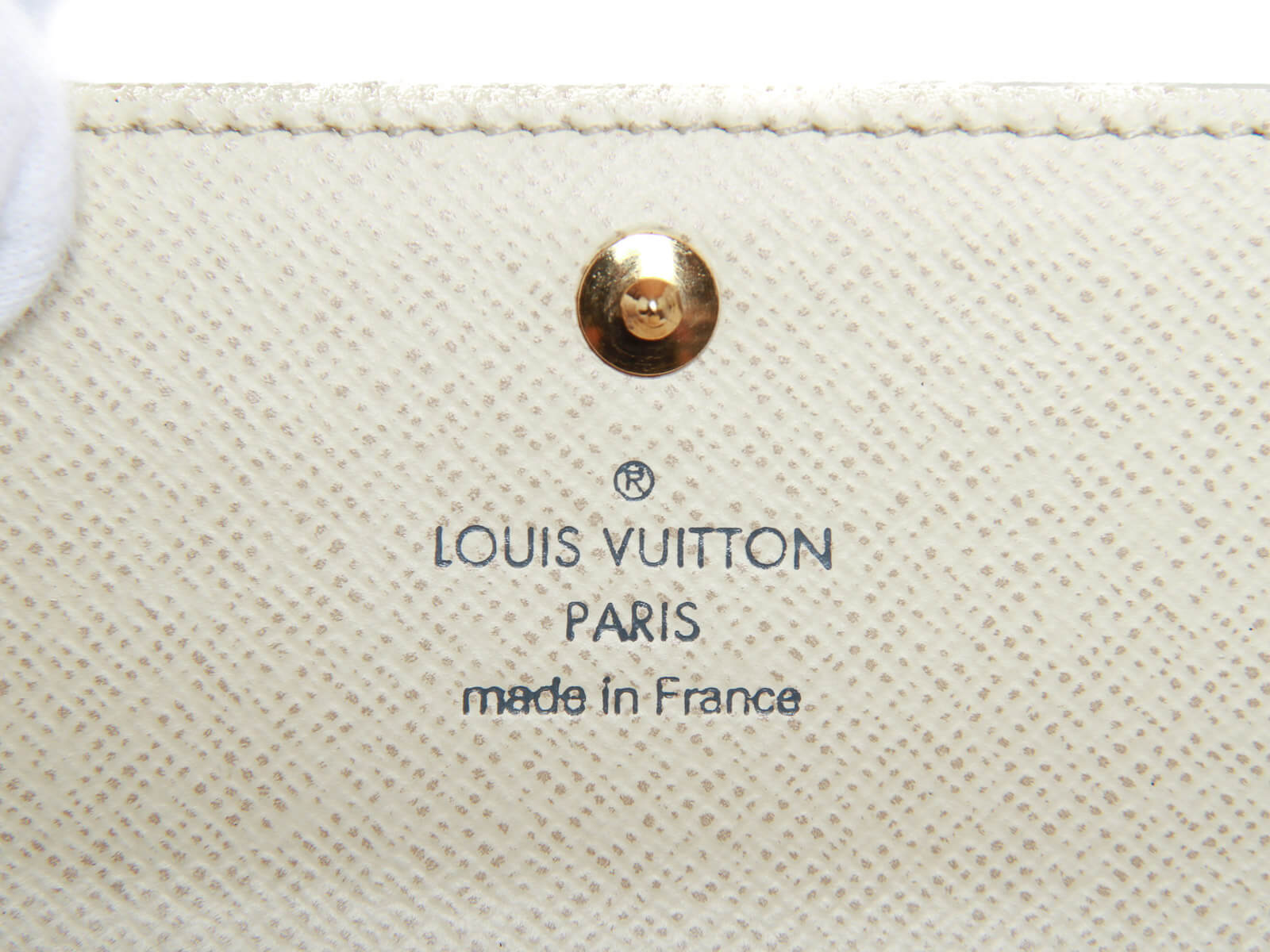 Authentic Louis Vuitton Multicles 4 Key Holder Damier Azur Canvas CT0141  READ