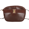 Authentic Salvatore Ferragamo Brown leather crossbody bag