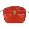 Authentic Salvatore Ferragamo Red leather crossbody bag