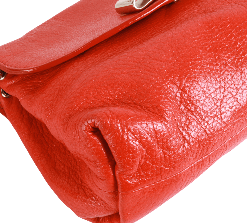 Authentic Chloe red Pochette Lily mini Shoulderbag