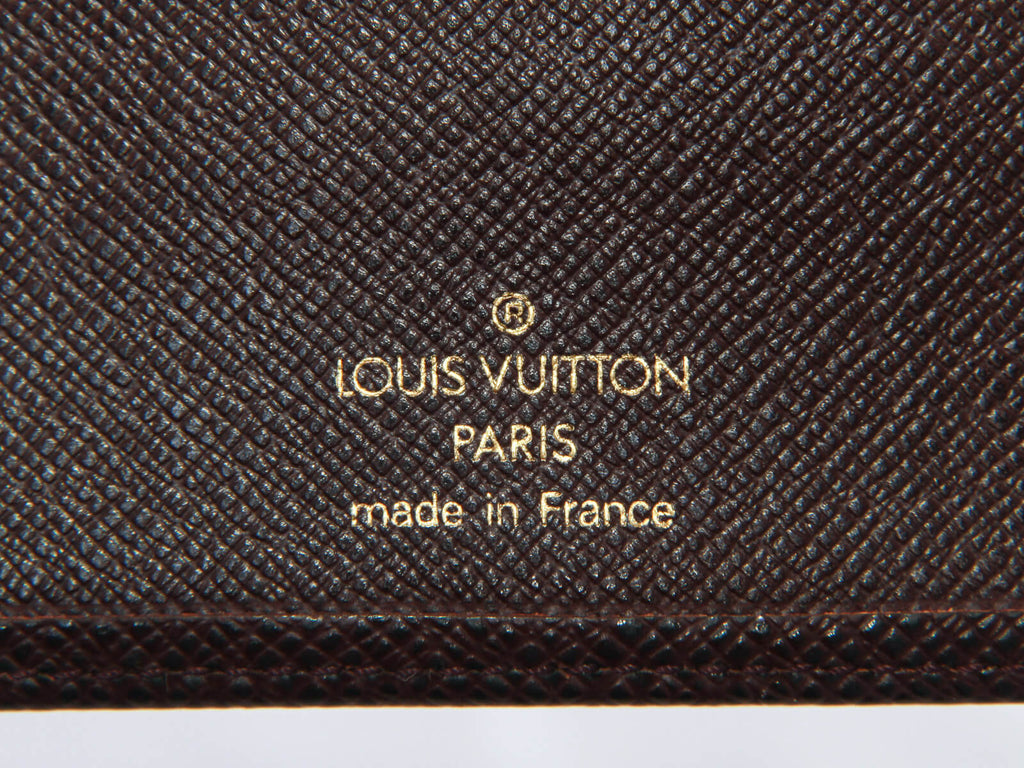 Authentic Louis Vuitton Agenda Functionnel MM Taiga leather