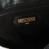 Vintage Moschino heart shape quilted calfskin Gold chain strap purse