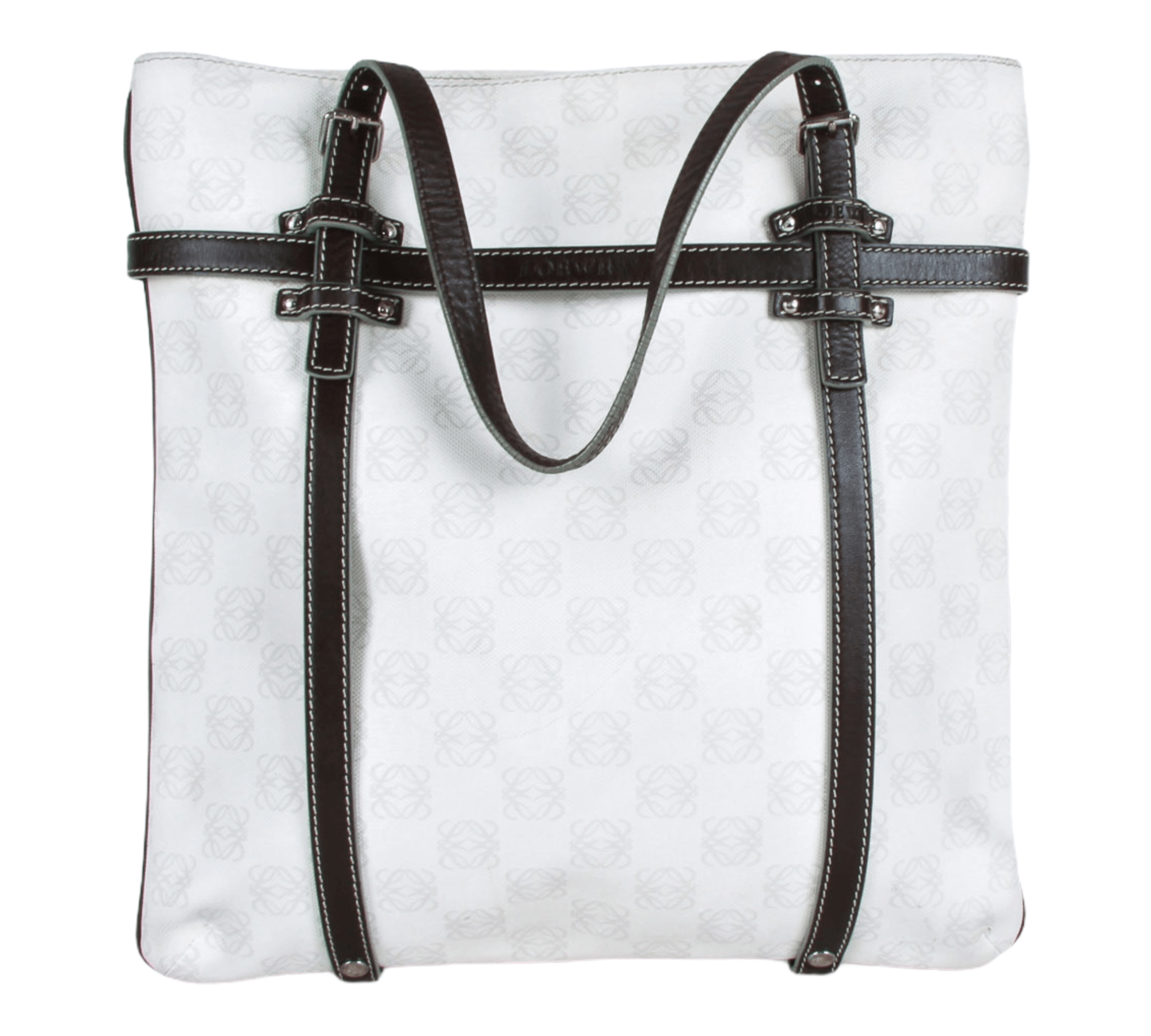 Luxury Leather Tote Bag | Off White