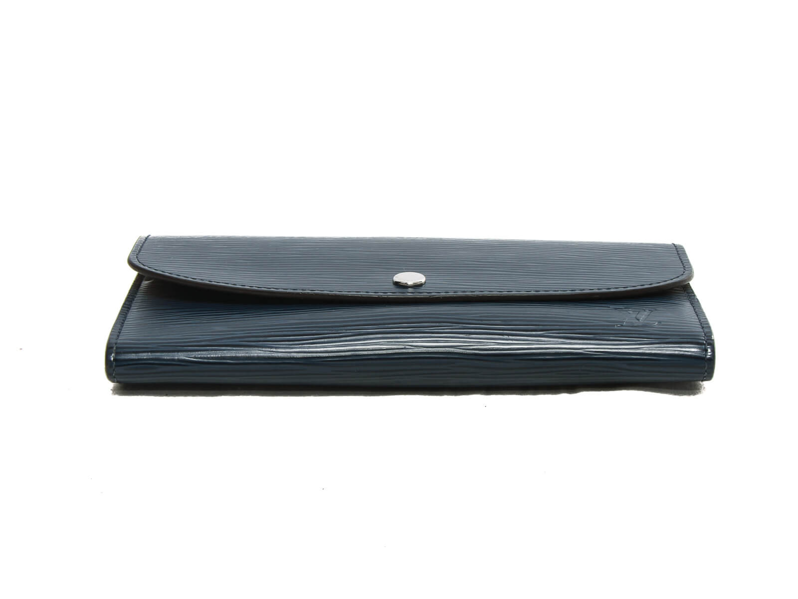 Emilie leather wallet Louis Vuitton Blue in Leather - 24142577