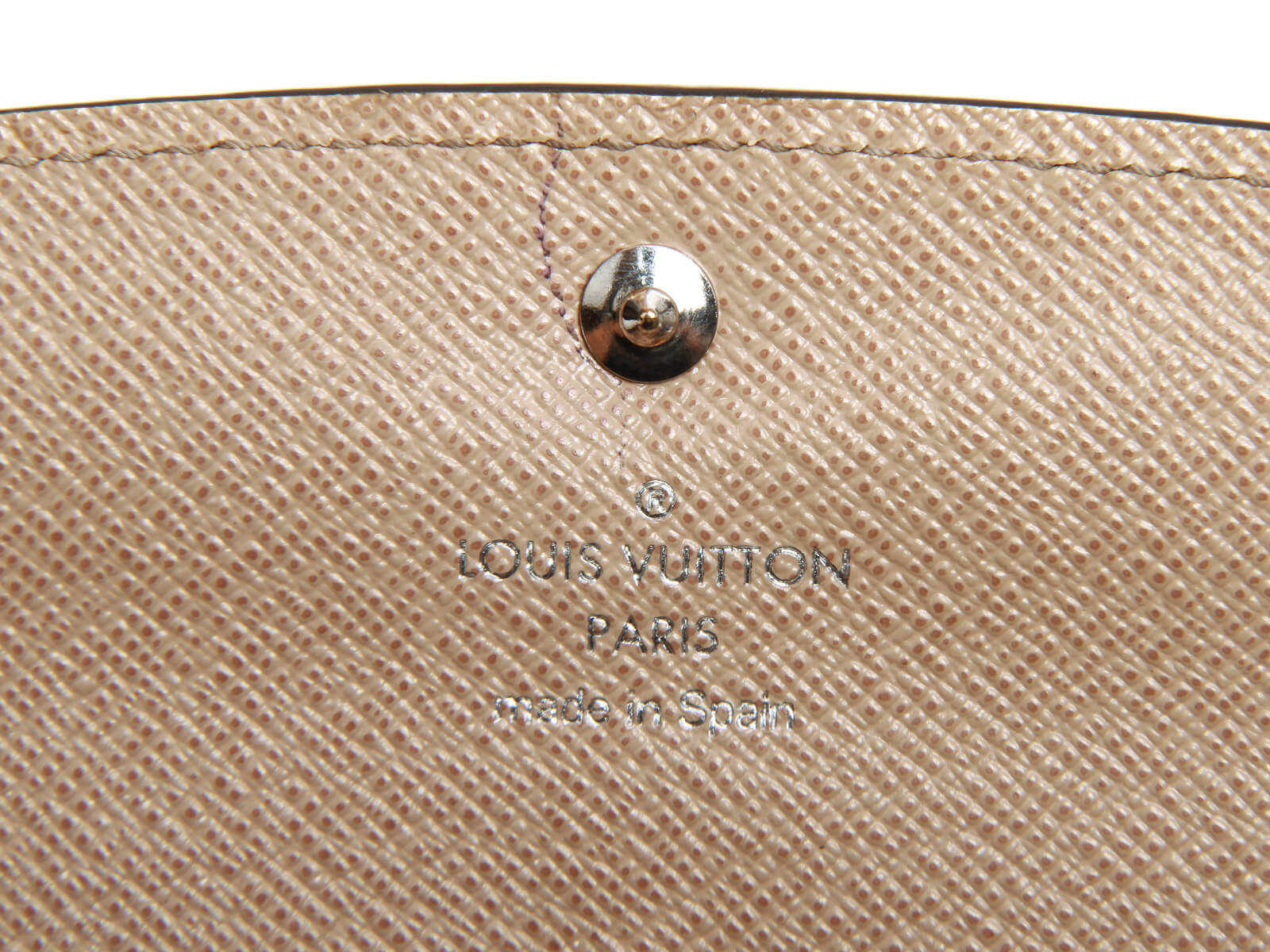 Emilie cloth wallet Louis Vuitton Brown in Cloth - 32539384