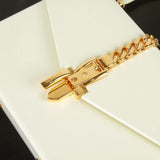 Authentic Gucci Plexiglass Mini Sylvie 1969 Top Handle Bag Ivory