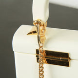 Authentic Gucci Plexiglass Mini Sylvie 1969 Top Handle Bag Ivory