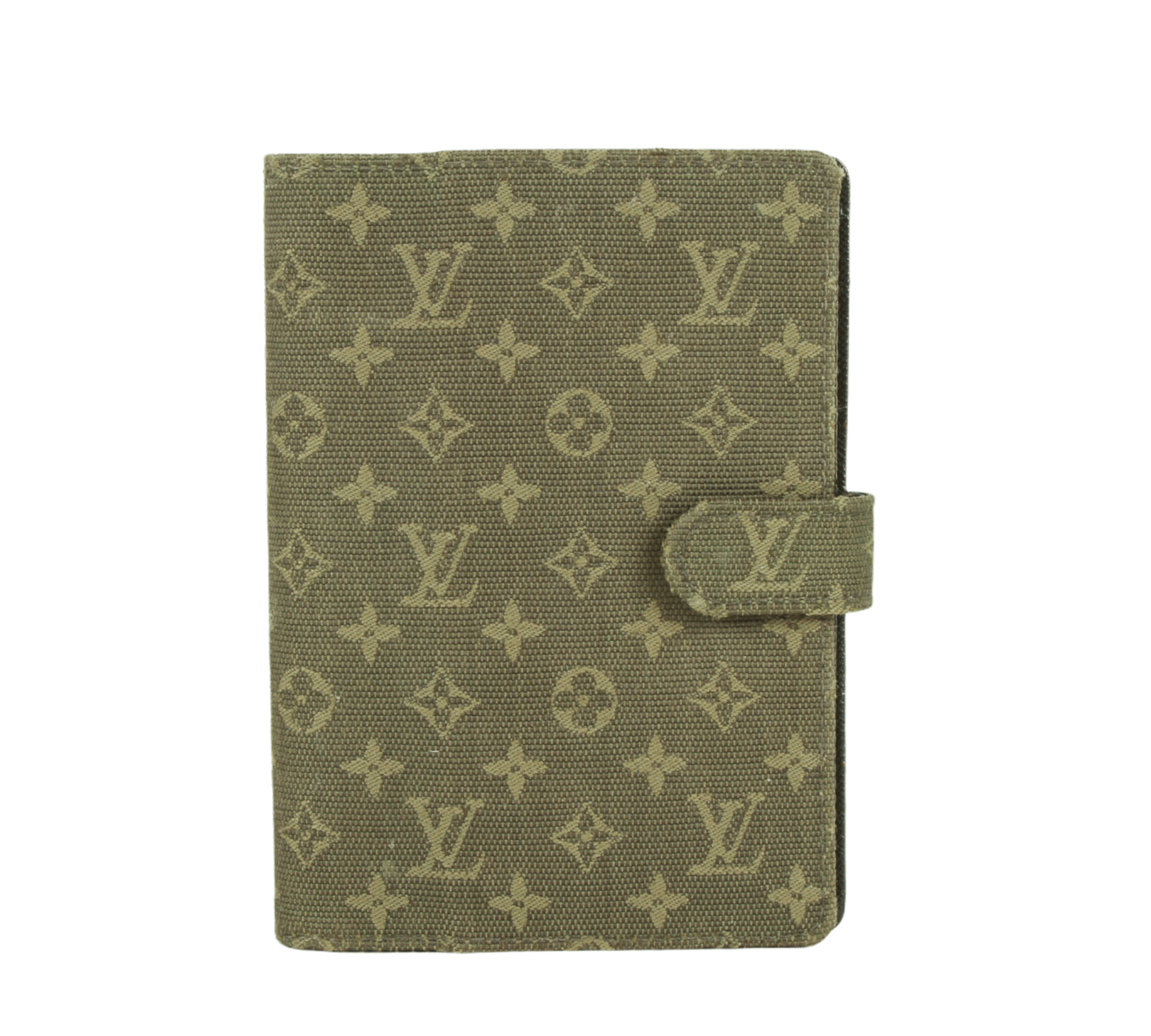 Authentic Louis Vuitton Green Mini Lin Agenda PM notebook cover