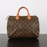 Authentic Louis Vuitton monogram Speedy 30 handbag