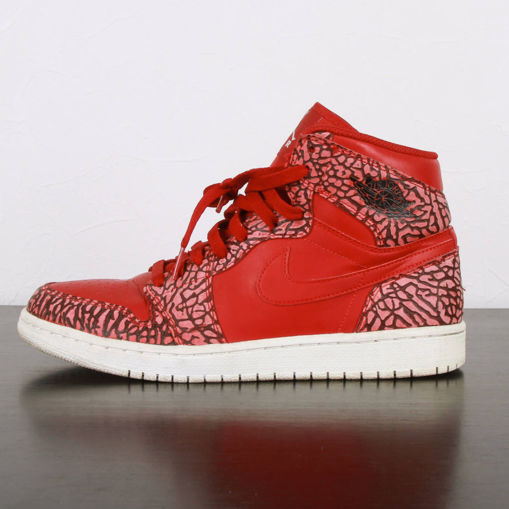 NIKE Jordan 1 Retro Red Elephant Print