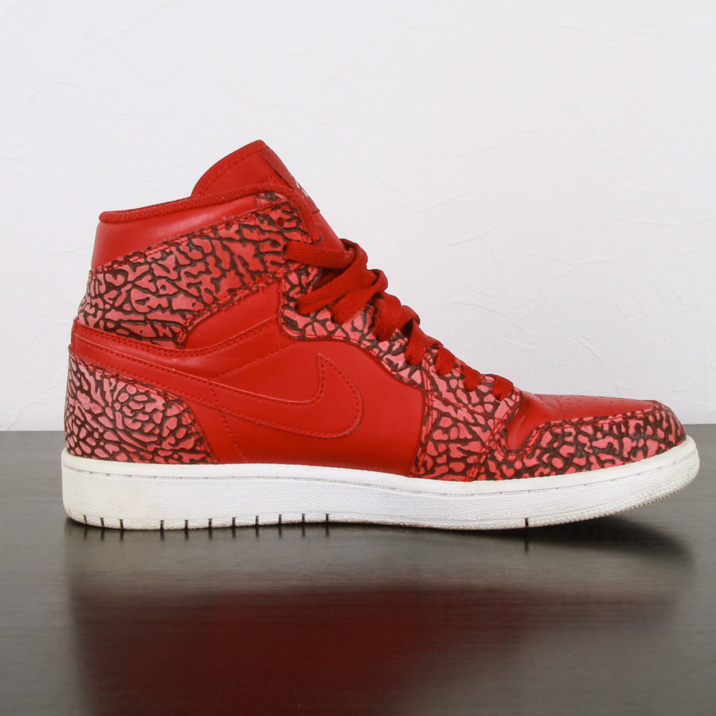 NIKE Jordan 1 Retro Red Elephant Print