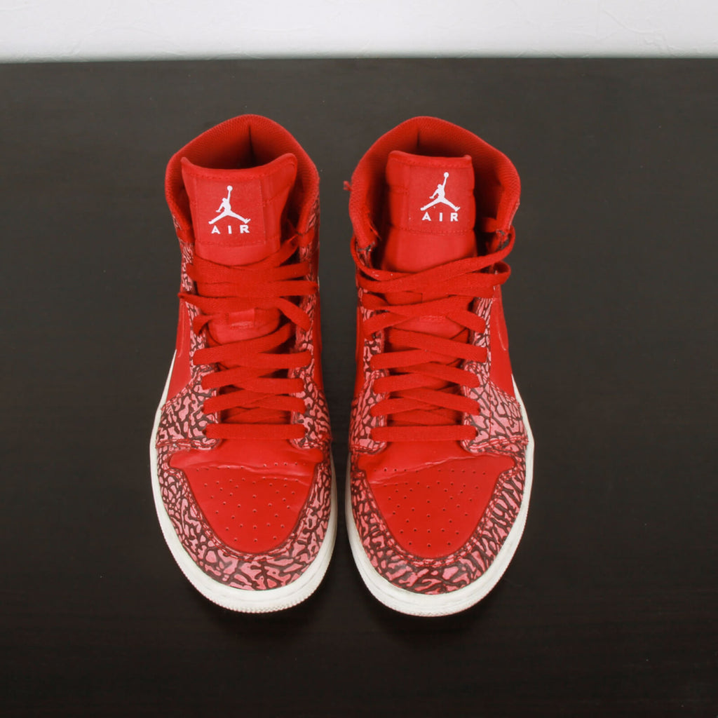 NIKE Jordan 1 Retro Red Elephant Print