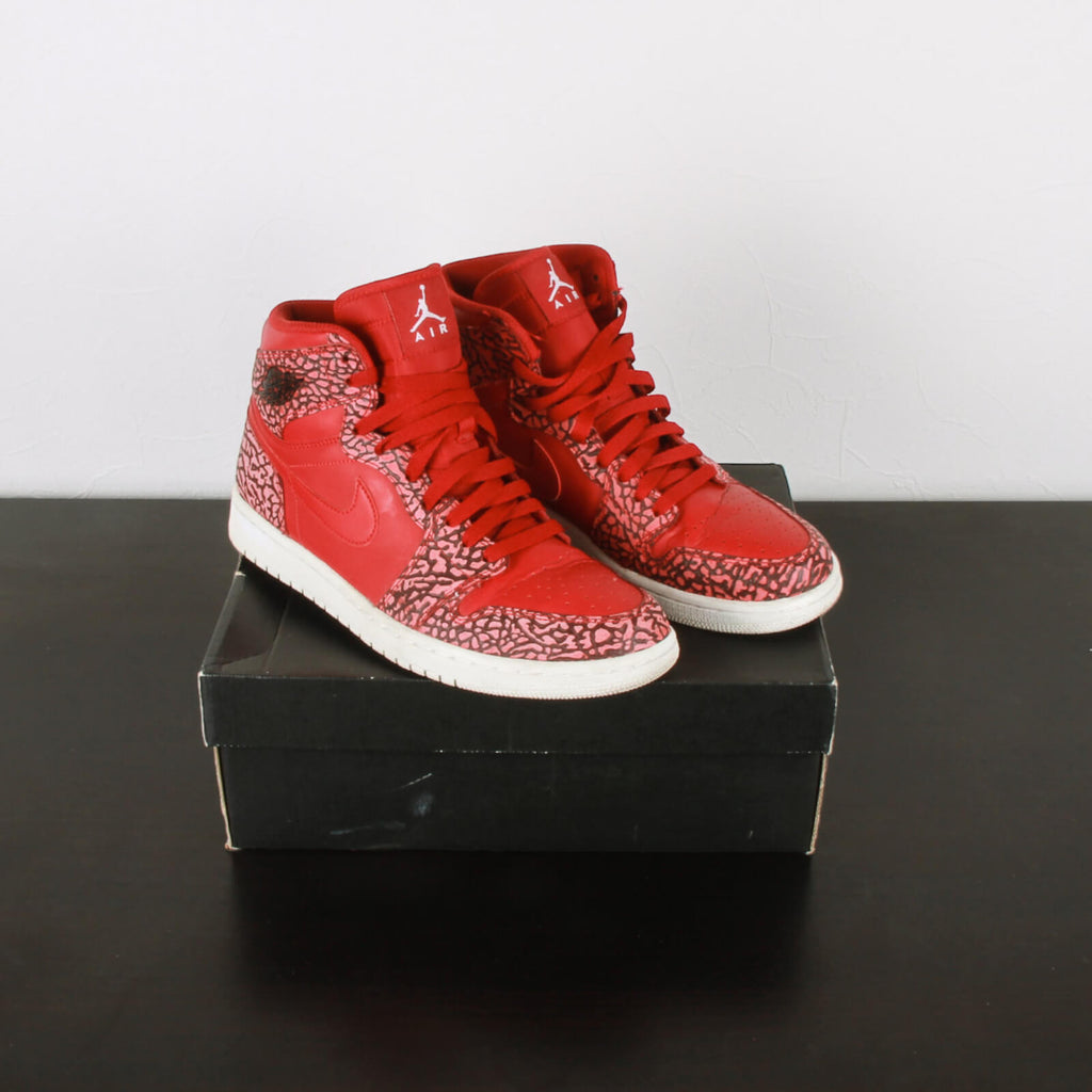 NIKE Jordan 1 Retro Red Elephant Print