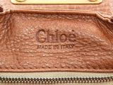 Authentic Chloe Bronze Paddington Satchel Shoulder/Hand bag