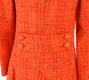 Authentic Versace Jeans Couture zip up dress Orange