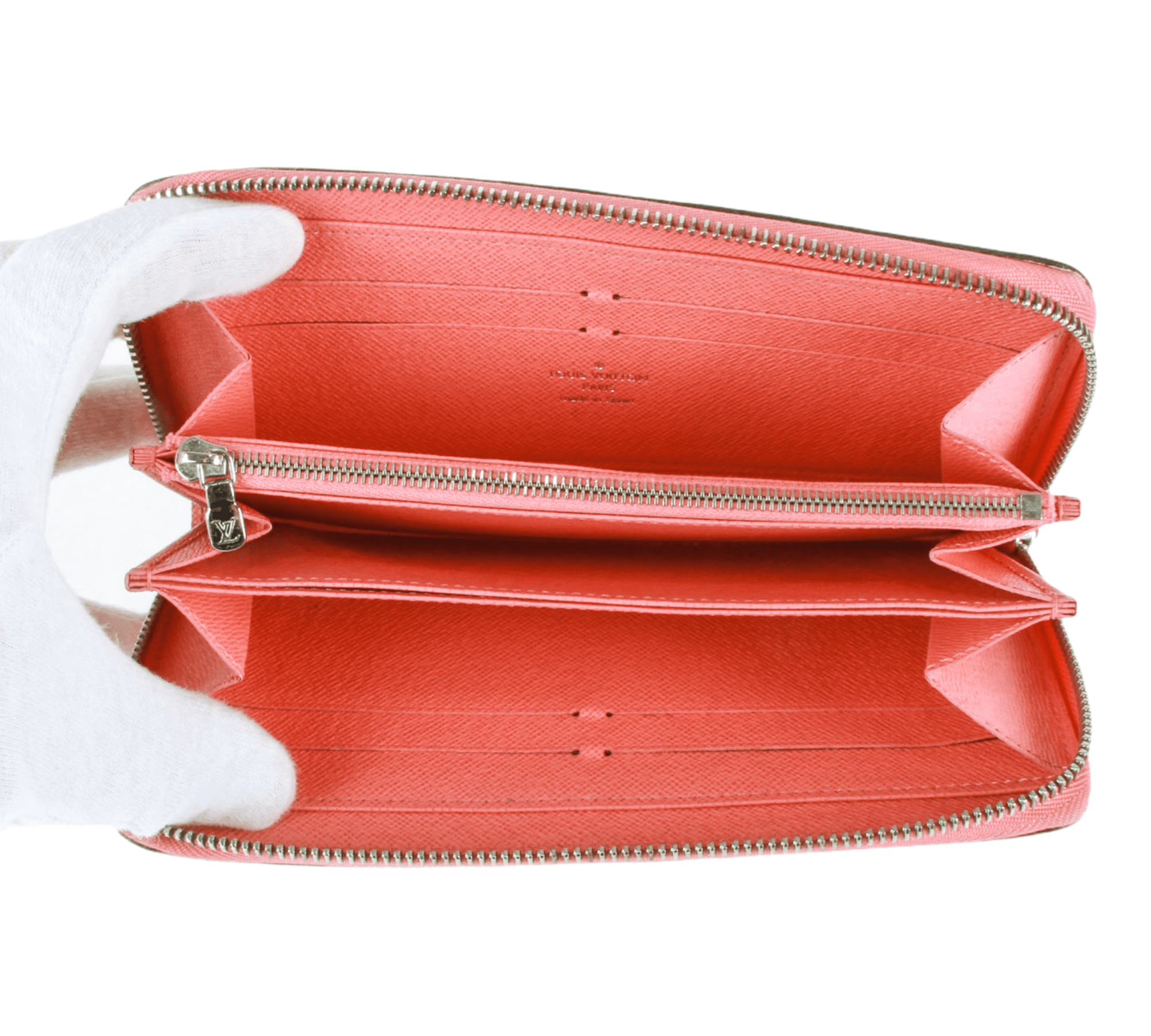 pink and orange louis vuittons wallet